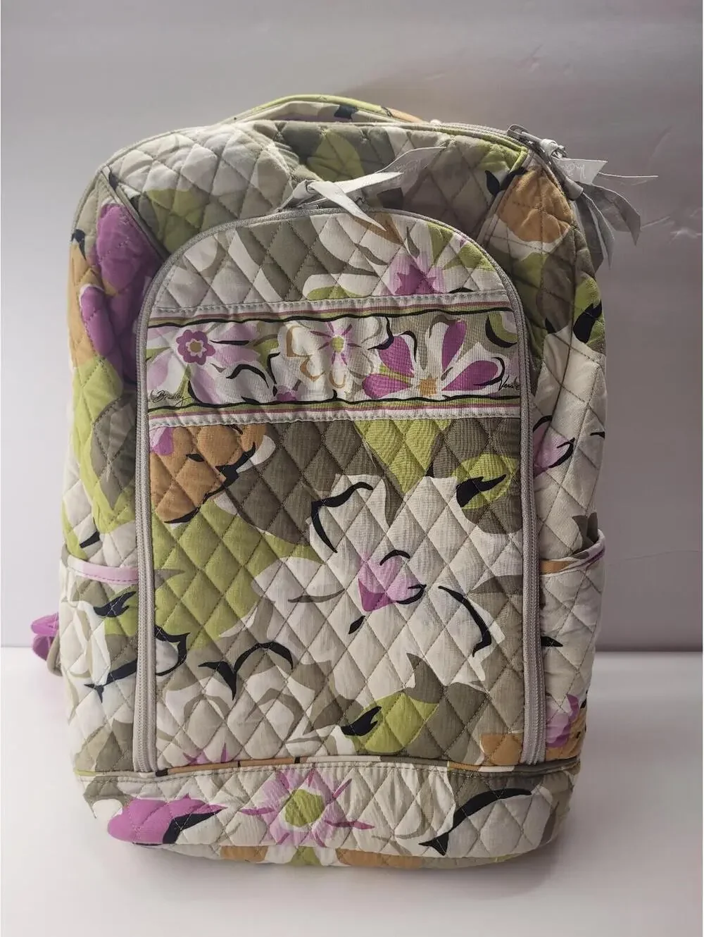 Nice Like New Vera Bradley Backpack With Padded Laptop Sleeve